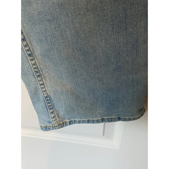 Hollister Mens Classic Straight Epic Flex Jeans W38 L34 Light Wash Denim - Picture 5 of 8